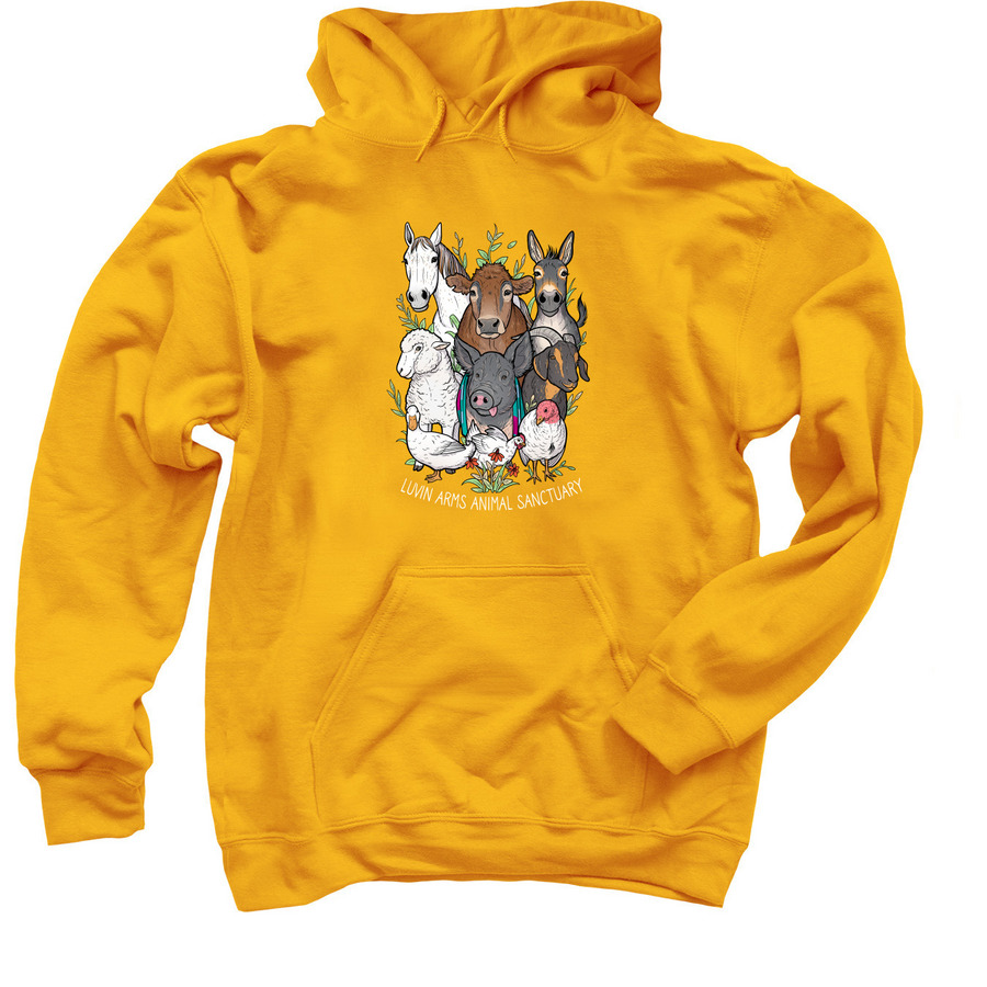 All Species Original, a Gold Pullover Hoodie