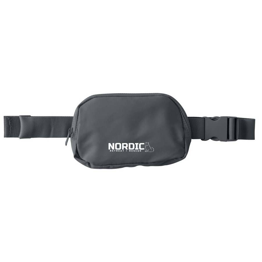 NR+R Contrast Belt Bag, a Storm Grey Matte Hip Pack
