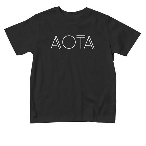 AOTA Classic Logo Toddler Tops, a Black Toddler Tee