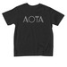 AOTA Classic Logo Toddler Tops, a Black Toddler Tee