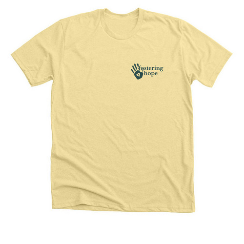Fostering Hope - Light, a Heather French Vanilla Premium Unisex Tee