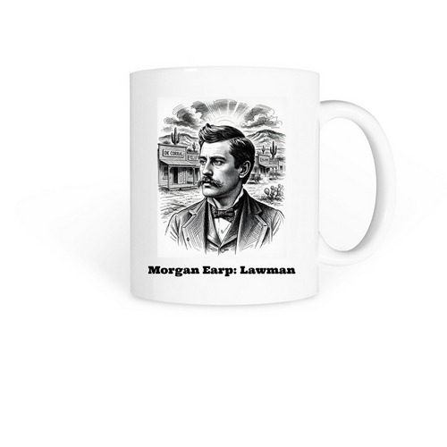 Central States Lawman and Outlaw H.A., a White Coffee Mug