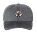 Shitshow Hat, a Black Printed Pigment Dye Baseball Cap