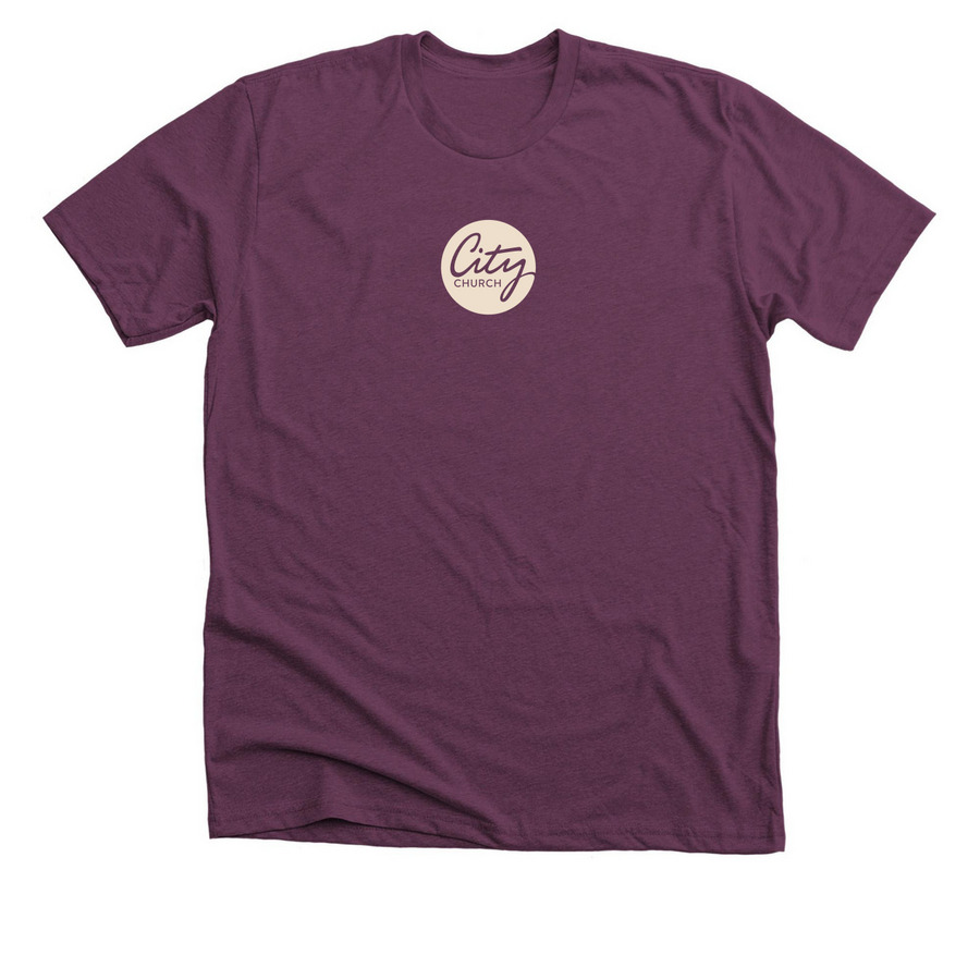 "FOR ALL NATIONS" Official Merch, a Heather Maroon Premium Unisex Tee