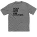Don't Mess with Fire Survivors Athletic Tee, a Grey Concrete Heather Classic Performance Tee