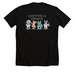 Gene's Make Us Unique, a Solid Black Blend Premium Unisex Tee (back-view)