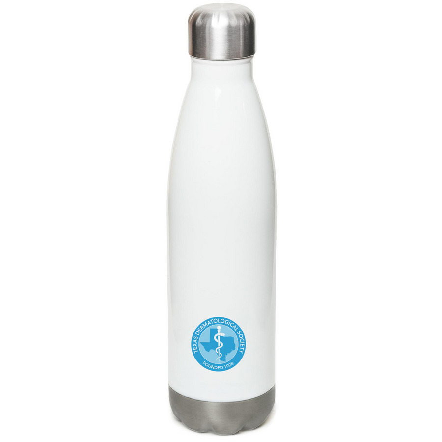 Reusable Water Bottle, a White Stainless Steel Water Bottle