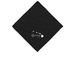 NFBH Hawaiian Islands Bandanas, a Black Cotton Bandana