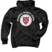 EDS Seal & Name Sweatshirt (Black or Red), a Black Pullover Hoodie