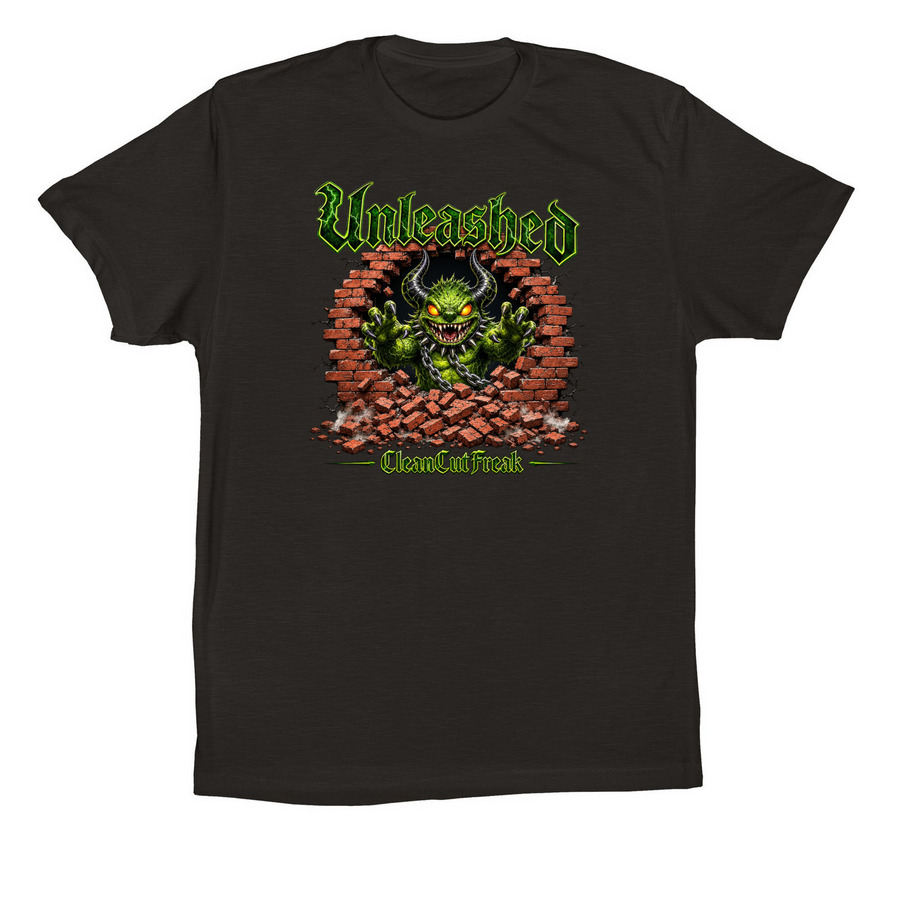 Unleashed Monster, a Black Premium Cotton Tee