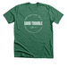 Good Trouble Tee, a Heather Grass Green Premium Unisex Tee