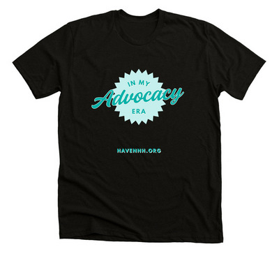 In My Advocacy *Era* t-shirts and sweatshirts, a Black Heather Premium Unisex Tee
