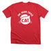Un Deux Trois Cat, a Heather Red Premium Unisex Tee