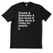 Cities for People Shirt, a Deep Black Allmade Heavyweight Recycled Cotton Tee