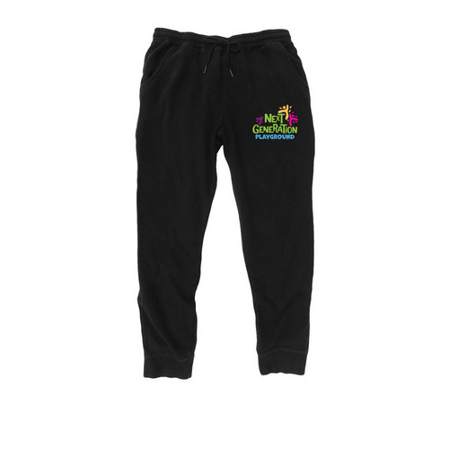 Next Generation Playground, a Black Midweight Fleece Joggers