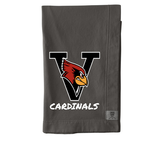 Cardinals Fleece Blanket, a Pepper Comfort Colors Blanket