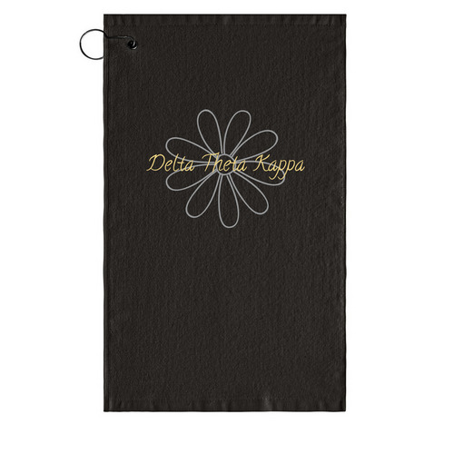 Golf Towel, a Black Golf Towel