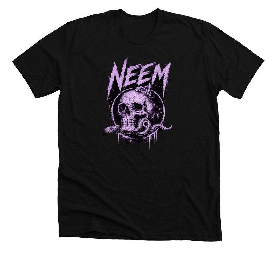 NEEM - Skull, a Solid Black Blend Premium Unisex Tee