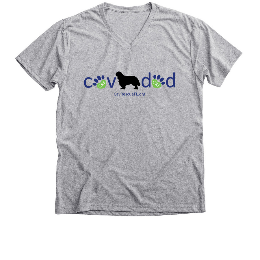 Cav Dad CRF Shirts, a Athletic Heather Premium V-Neck Tee