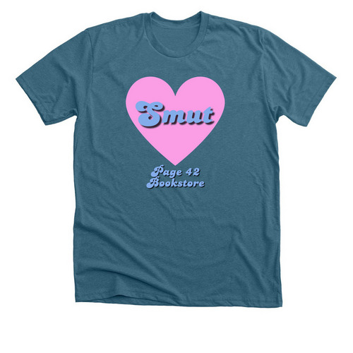 Smut <3, a Heather Deep Teal Premium Unisex Tee