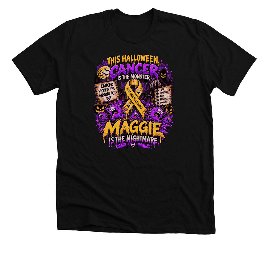 Maggie is the nightmare, a Solid Black Blend Premium Unisex Tee