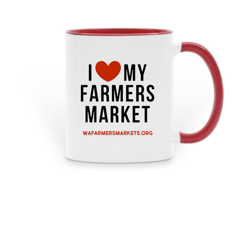 WSFMA Mug, a Red Two-Tone Ceramic Mug