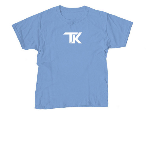 TK Shirts & Sweatshirts (White Logo), a Carolina Blue Youth Unisex Tee