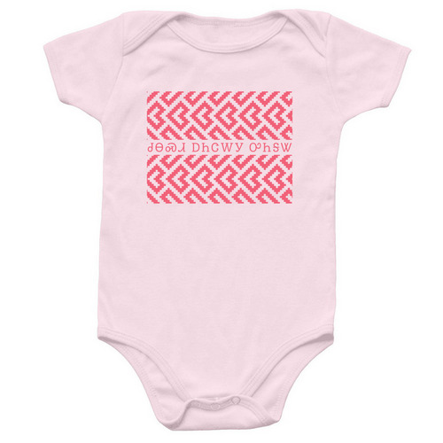 ???? Pink Hearts (Baby), a Ballerina Infant Onesie
