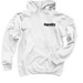 "Get a Vasectomy" Hoodie, a White Pullover Hoodie