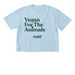 Vegan for the animals tee, a Chambray Comfort Colors Boxy Tee