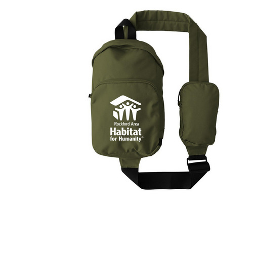 Habitat Logo Bags, a Olive Grove Sling Bag