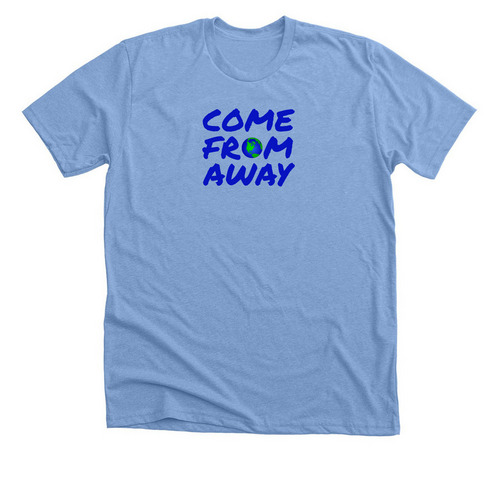 CFA World&nbsp;, a Heather Carolina Blue Premium Unisex Tee