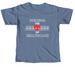Nursing the heart of healthcare, a Blue Jean Comfort Colors Unisex Tee