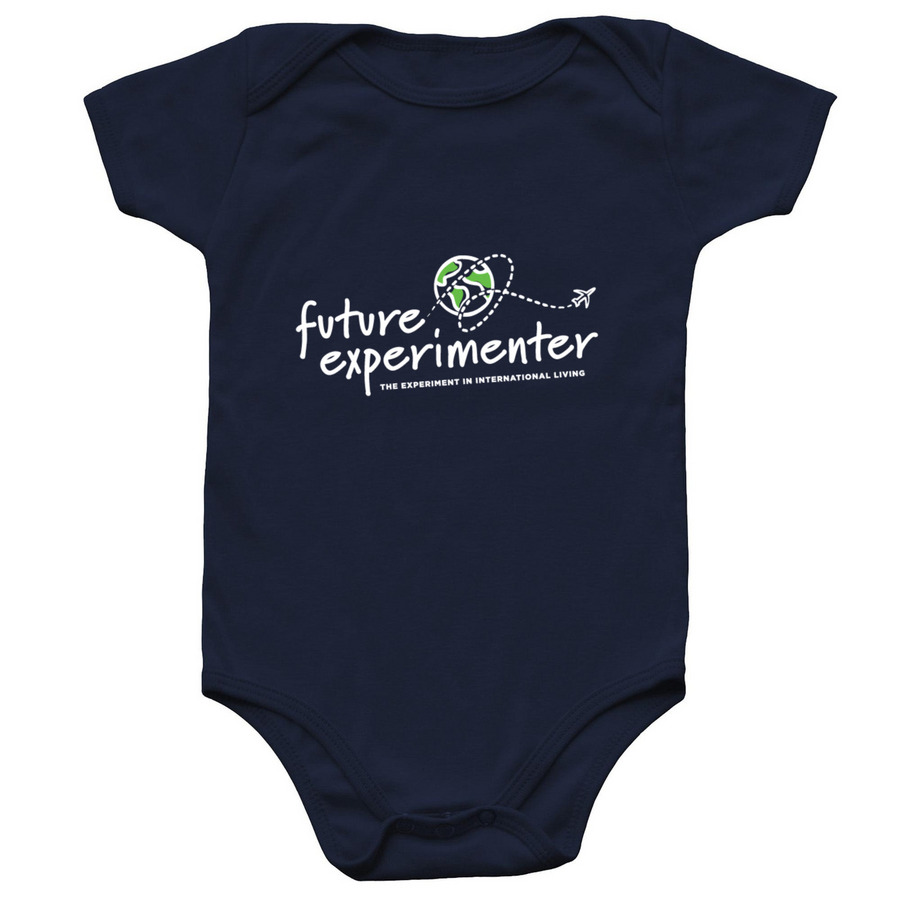 The Experiment Onesie, a Navy Infant Onesie