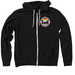 IE Roller Derby Pride Zip-Up, a Black Zip Up Hoodie
