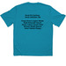 Feral Fit Canines Dock '26 Activewear, a Atomic Blue Classic Performance Tee (back-view)