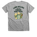 Lord Willing, a Athletic Heather Premium V-Neck Tee (back-view)