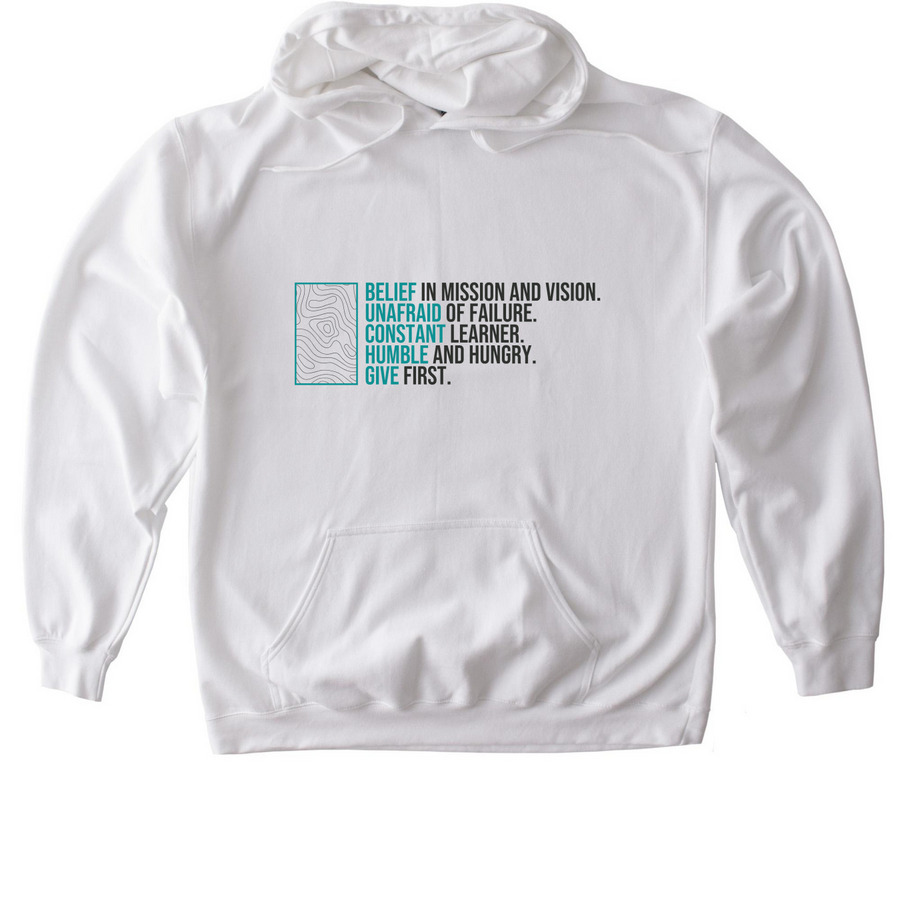 Core Values Sweatshirt&nbsp;, a White Gildan Softstyle Pullover Hoodie