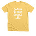 Fam Fit Check: Rescue Sidekick, a Heather Yellow Gold Premium Unisex Tee