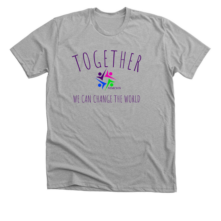 Together We Can, a Athletic Heather Premium Unisex Tee