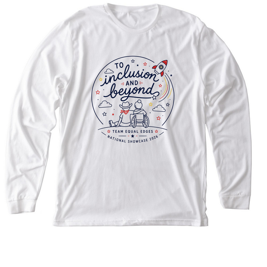 Inclusion and Beyond - National Showcase 2026, a Solid White Blend Premium Long Sleeve Tee