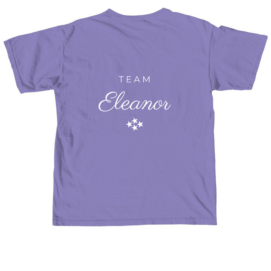 2026 Cure Epilepsy!, a Violet Comfort Colors Unisex Tee (back-view)
