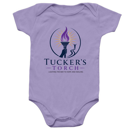 Tucker?s Torch Infant Apparel, a Lavender Infant Onesie