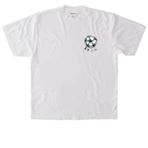 Almost a Tackle, a White Heavyweight Garment Dye Tee
