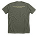 Tees - Green, a Heather Military Green Premium Unisex Tee (back-view)
