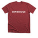 BTB Logo Tops, a Heather Canvas Red Premium Unisex Tee