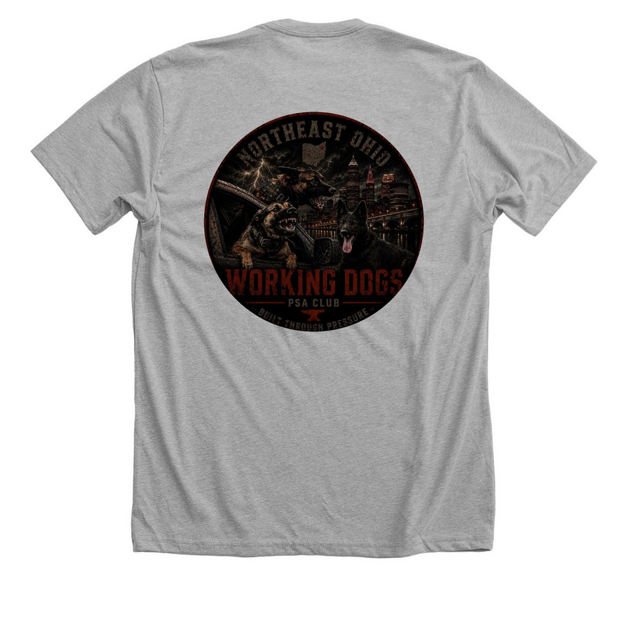 NEOWD PSA, a Athletic Heather Premium Unisex Tee (back-view)
