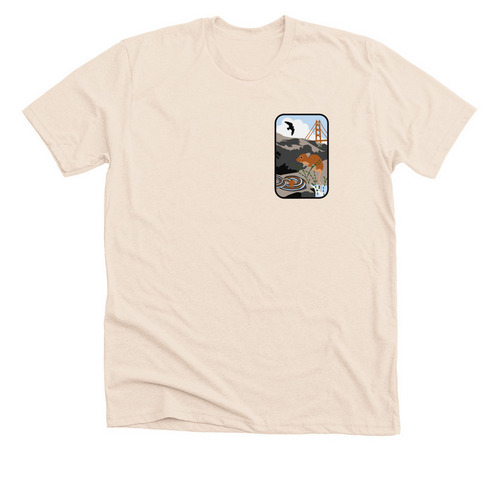 TWS Northwestern Pond Turtle&nbsp;, a Heather Soft Cream Premium Unisex Tee