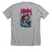 Bass, a Athletic Heather Premium Unisex Tee (back-view)
