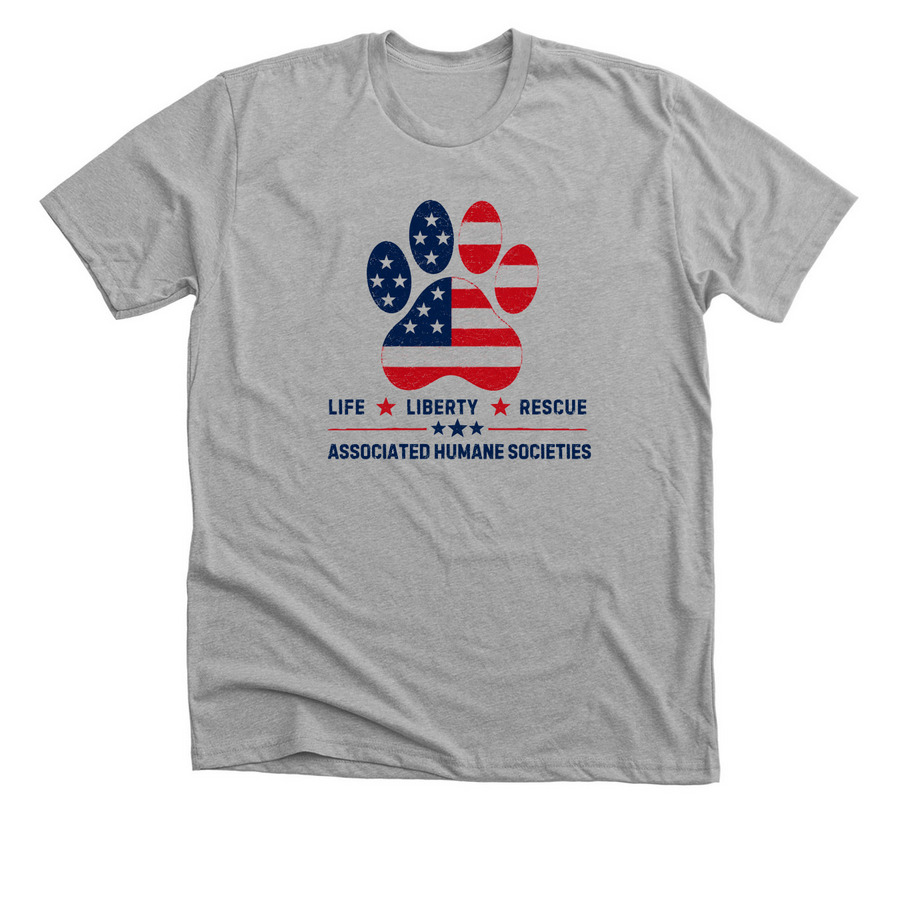 AHS Life - Liberty - Rescue, a Athletic Heather Premium Unisex Tee